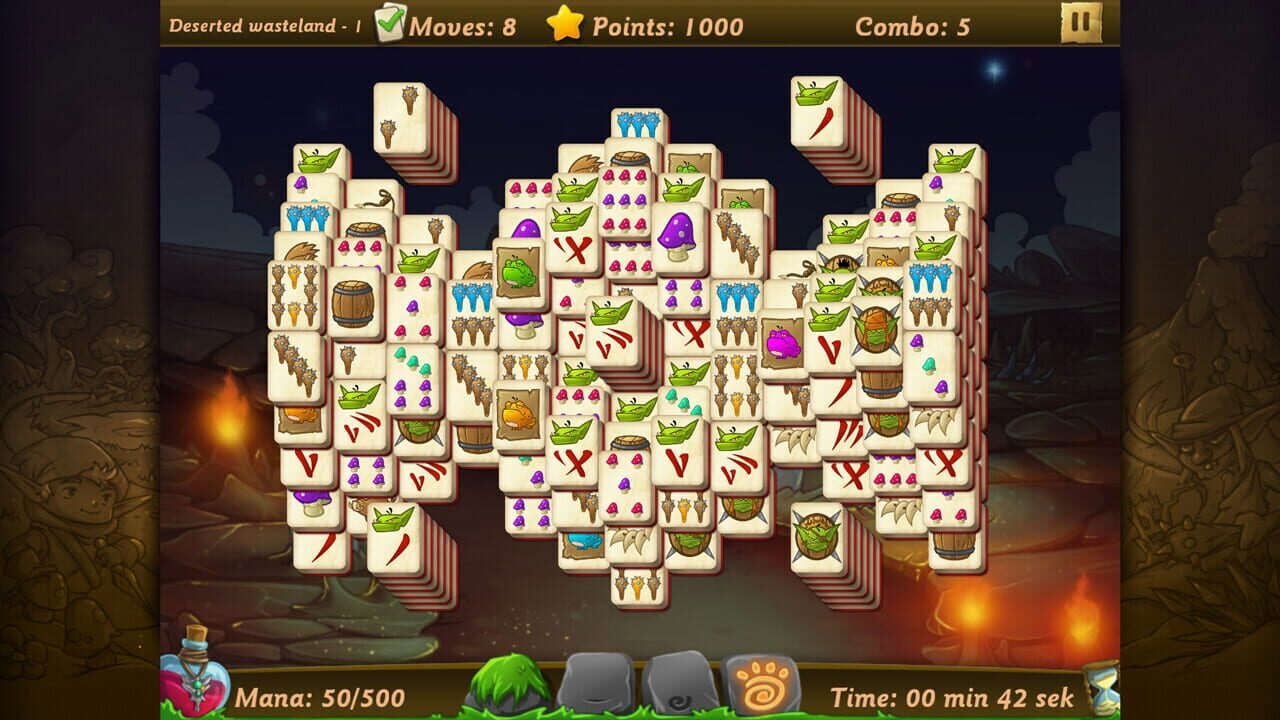 Elves vs. Goblins Mahjongg World — Screenshot 1