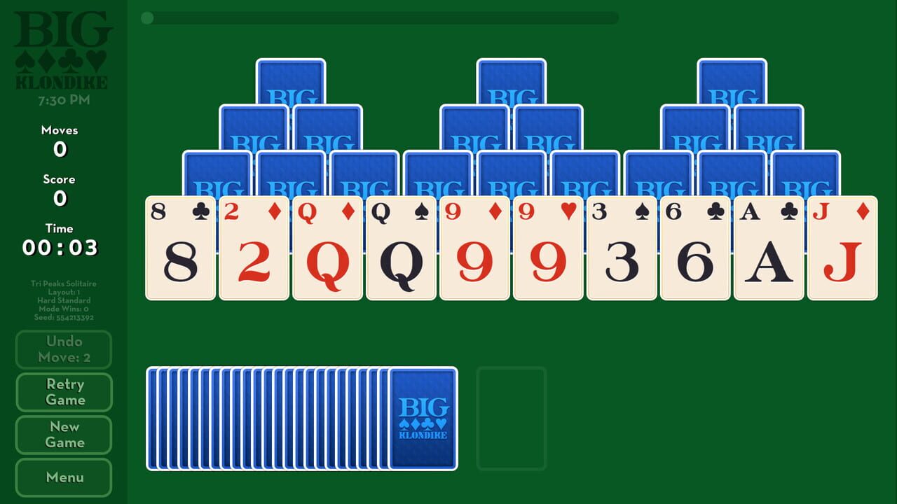 Big Klondike: Tri Peaks Solitaire Image