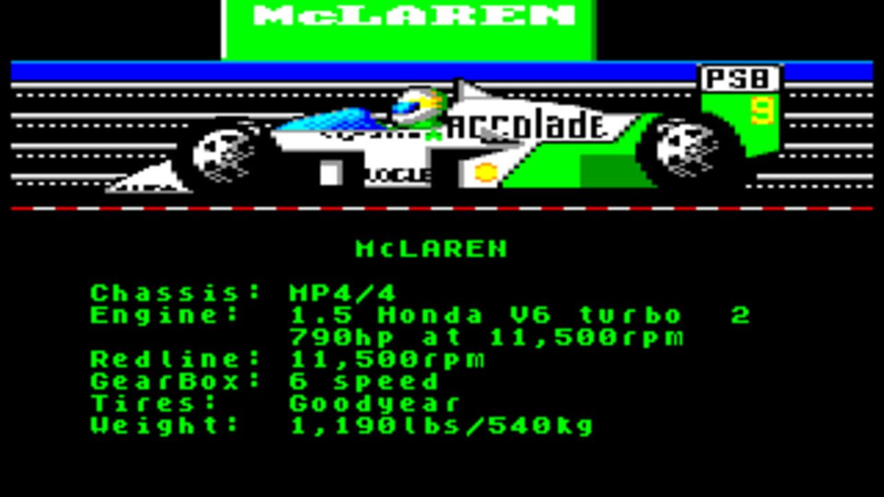 Grand Prix Circuit Screenshot 1