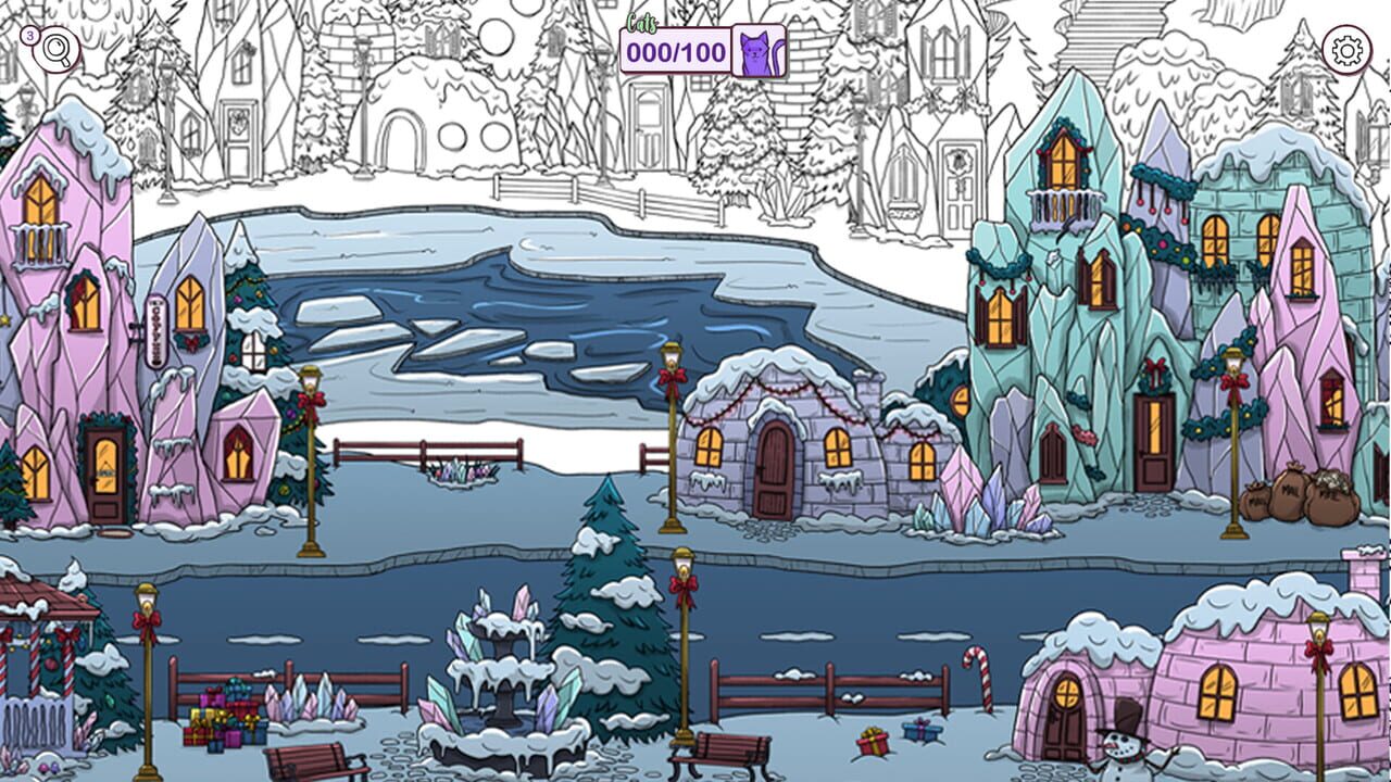 Hidden Cats in Santa's Realm Image