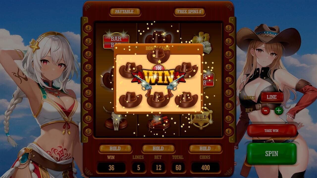 Western Slot Machine Image