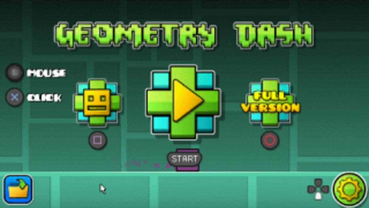 Geometry Dash PSP Screenshot 1