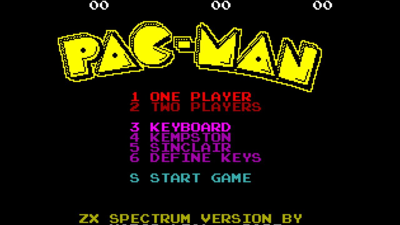ZX Spectrum Pac-Man Arcade Screenshot 1