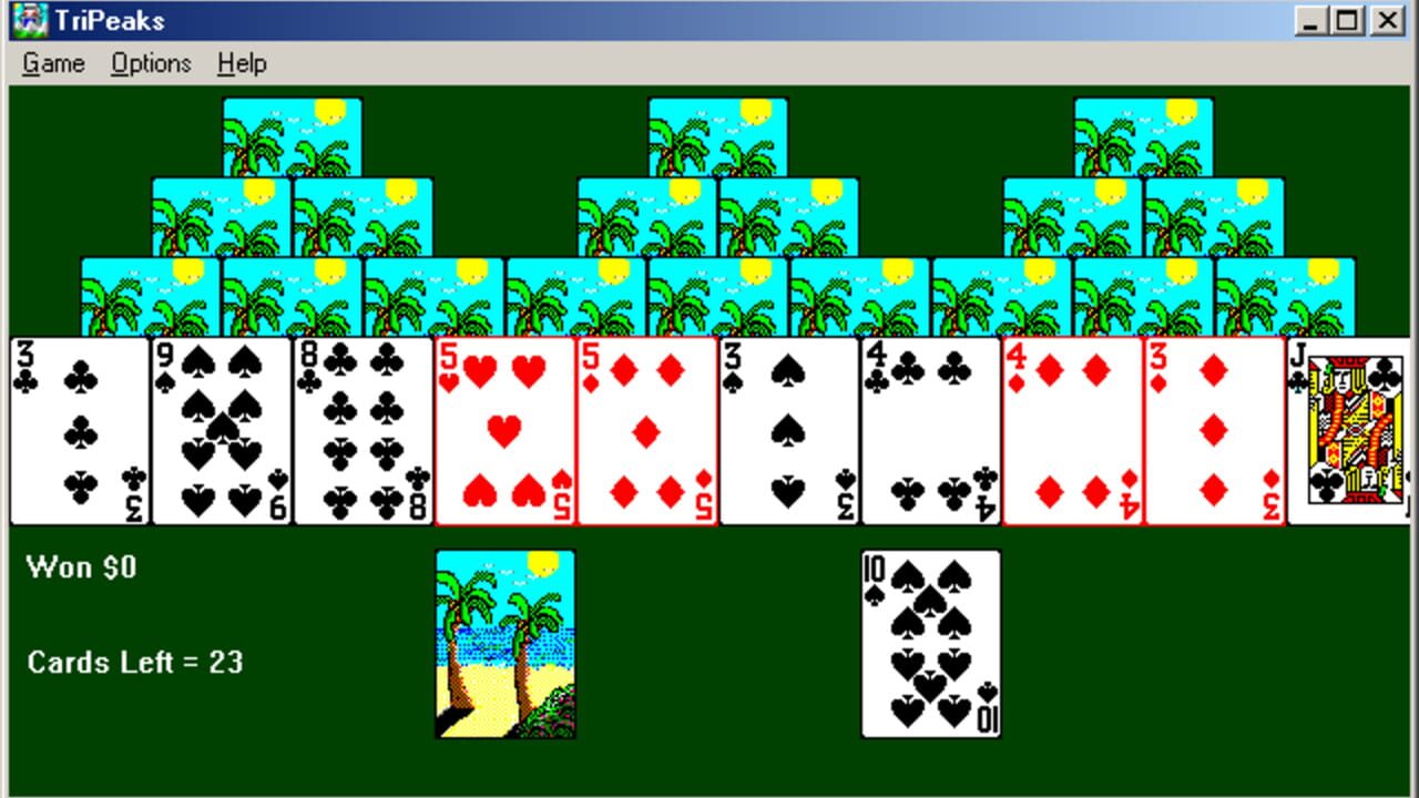 TriPeaks Screenshot 1