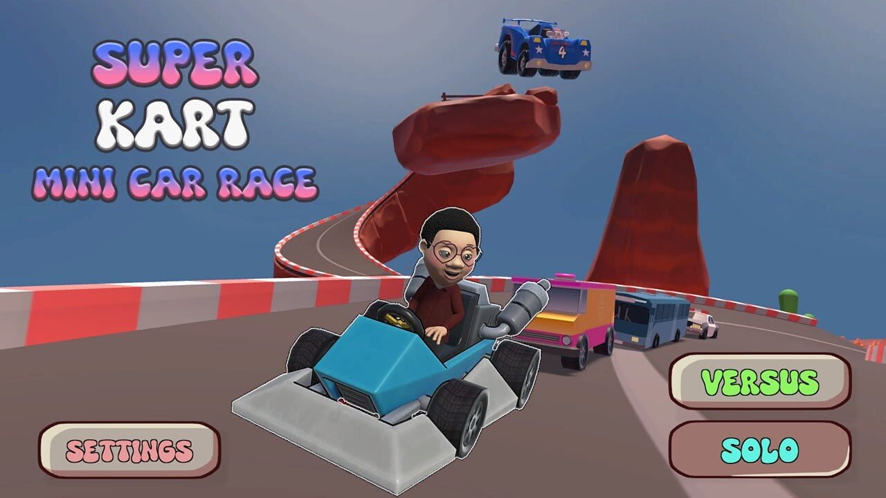 Super Kart Mini Car Race — Screenshot 1