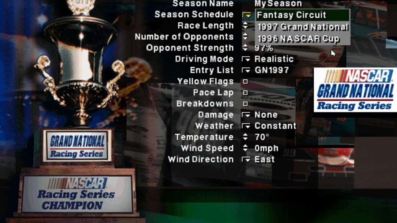 NASCAR Grand National Series: Expansion Pack — Screenshot 4