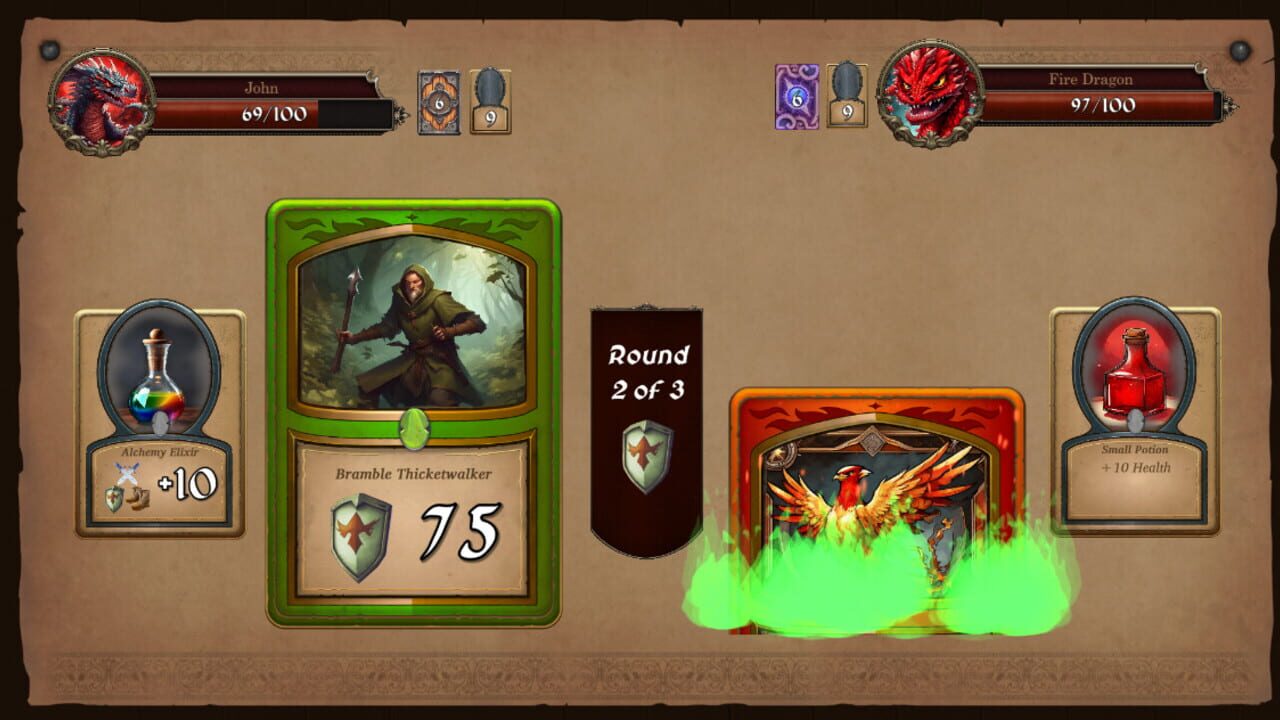 Dragon Fate: Cards and Minigames — Screenshot 1