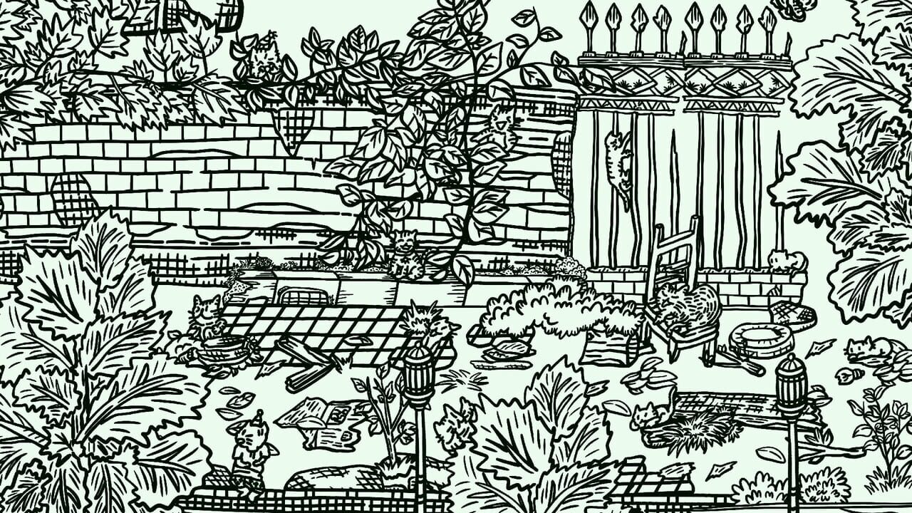 Hidden Cats In Old City Block Image