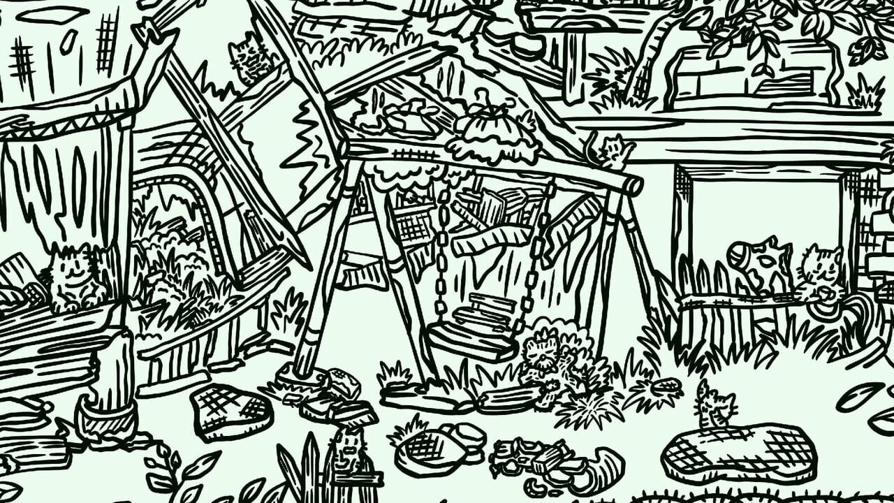 Hidden Cats In Old City Block Image