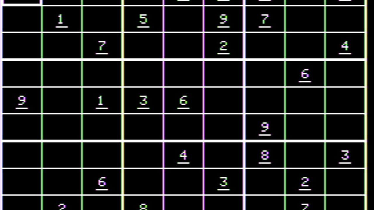 Apple II Sudoku — Screenshot 3