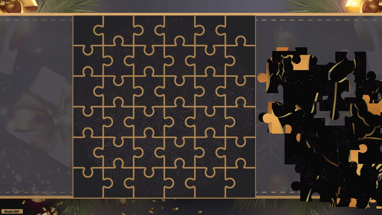 LineArt Jigsaw Puzzle: Erotica Christmas — Screenshot 2