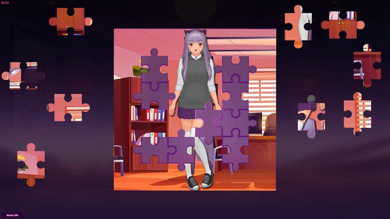 Anime Jigsaw Girls: Office — Screenshot 3