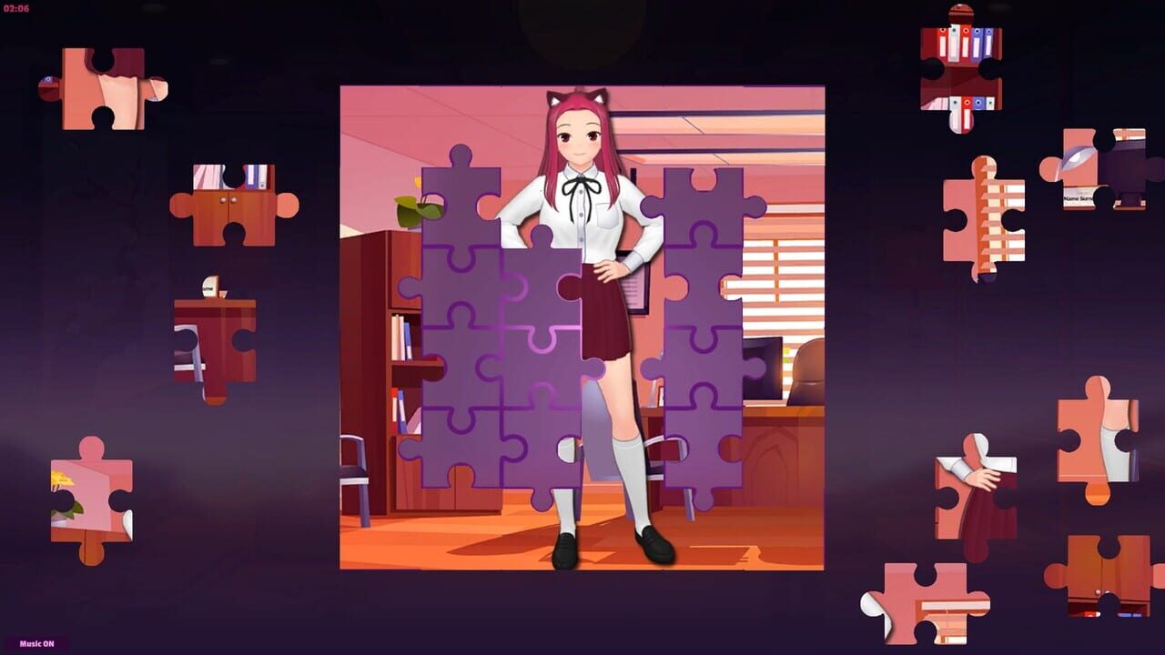 Anime Jigsaw Girls: Office — Screenshot 2