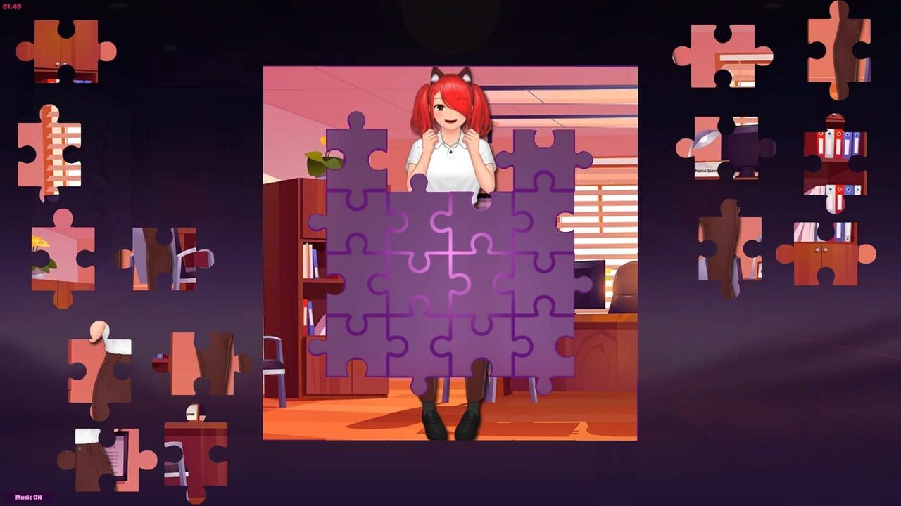 Anime Jigsaw Girls: Office — Screenshot 4