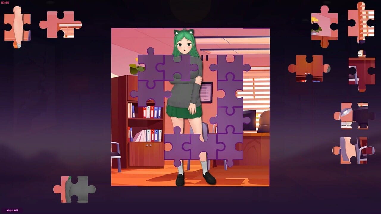 Anime Jigsaw Girls: Office — Screenshot 5