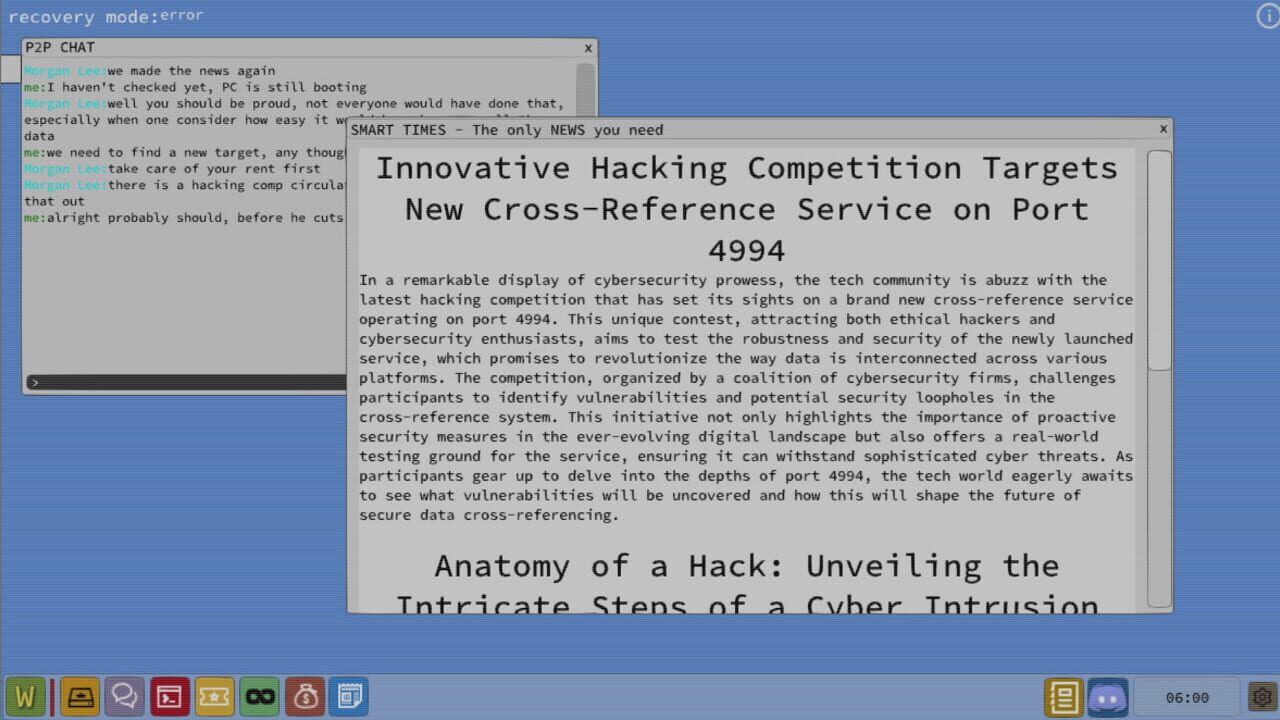 Desktop Hacker: Echoes of Pandora — Screenshot 2