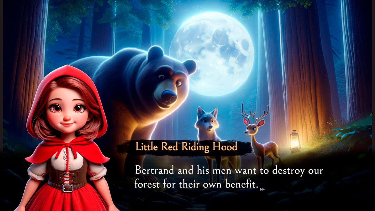 Little Red Riding Hood: Wonder Animals Image