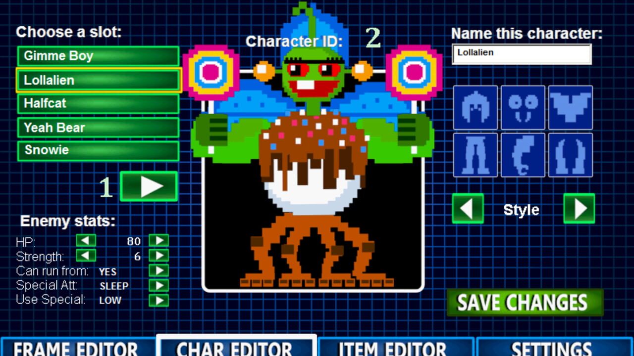 8-Bit RPG Creator: Cuddly Creatures — Screenshot 2