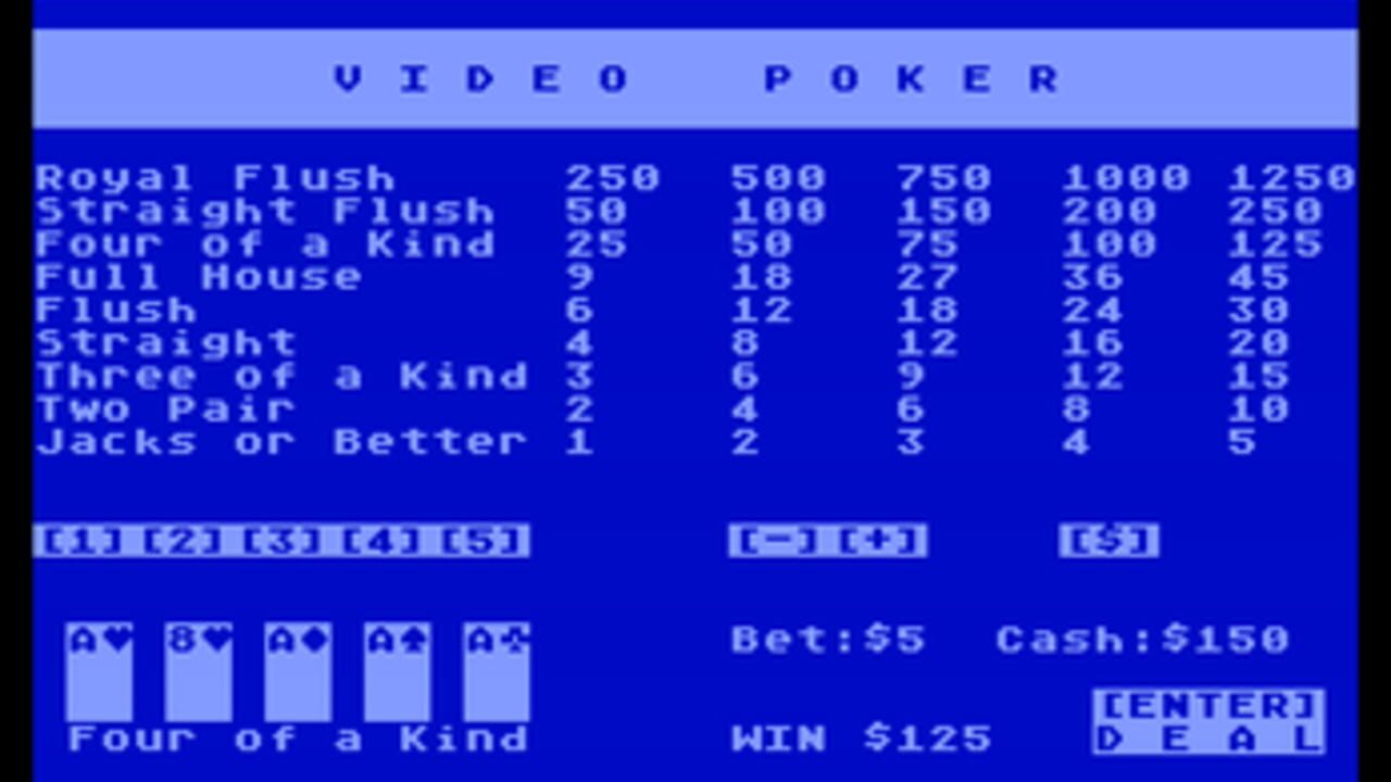 Jacks or Better Video Poker — Screenshot 2