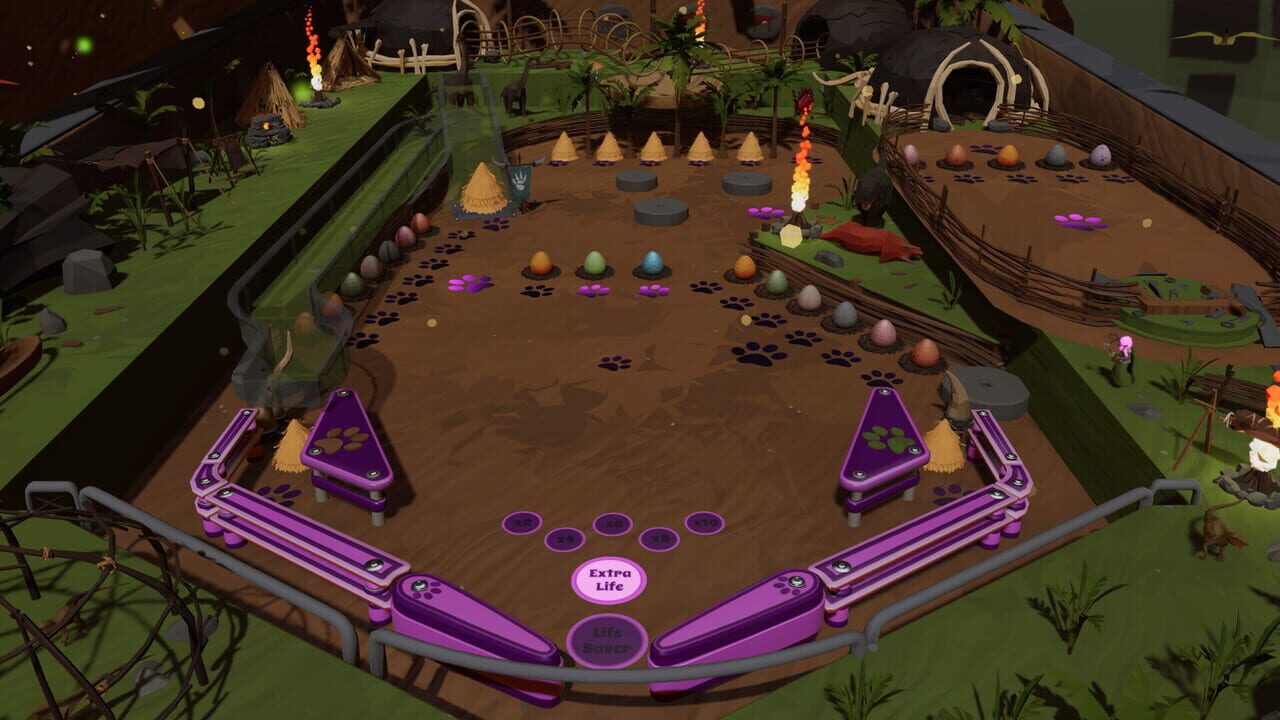 Roxy Raccoon's Pinball Panic: Prehistoric Paradise Image