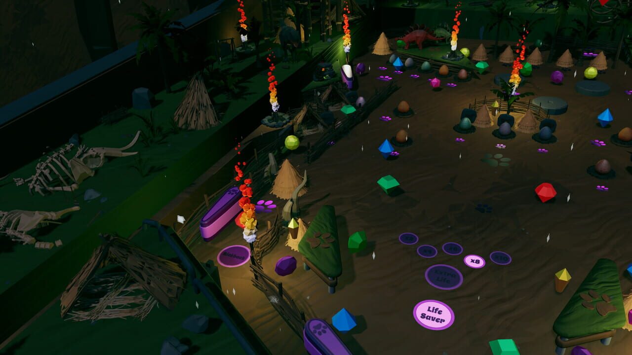 Roxy Raccoon's Pinball Panic: Prehistoric Paradise Image