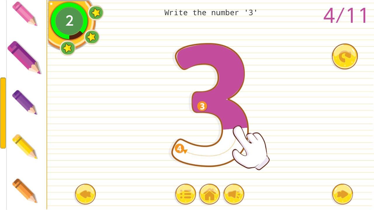 English Tracing Book Image