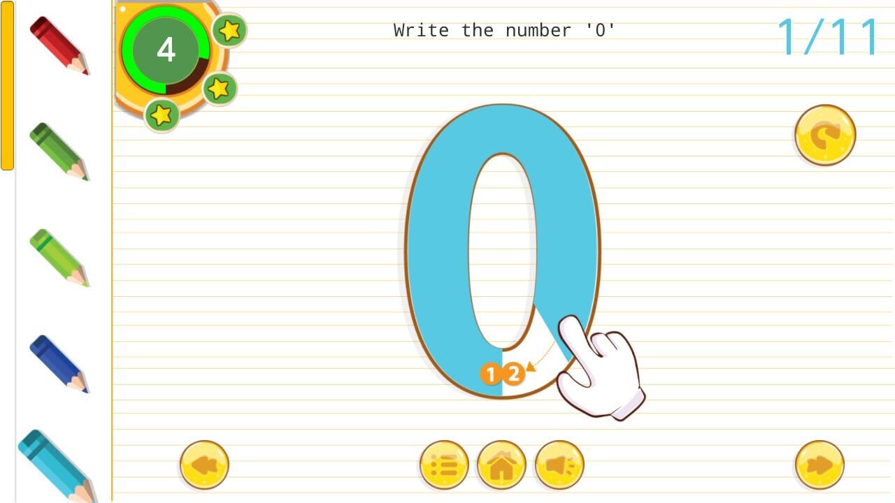English Tracing Book Image