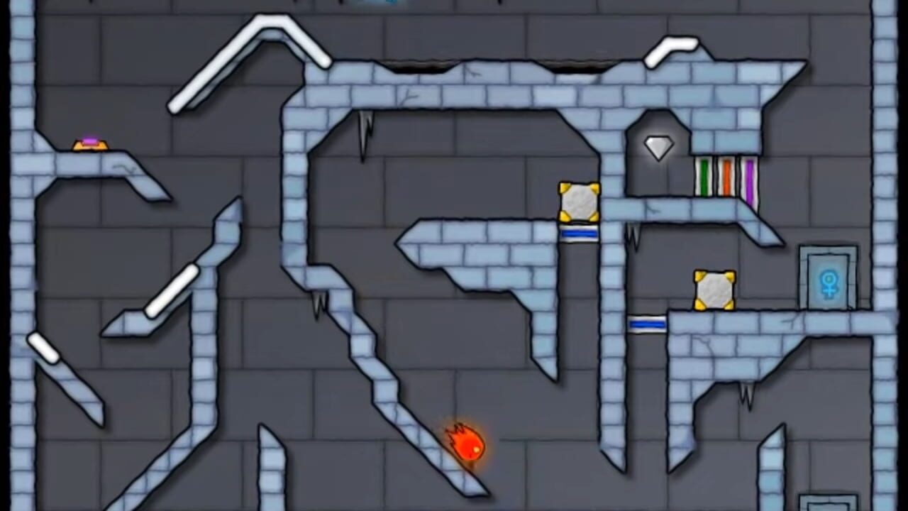 Fireboy and Watergirl in the Ice Temple — Screenshot 2