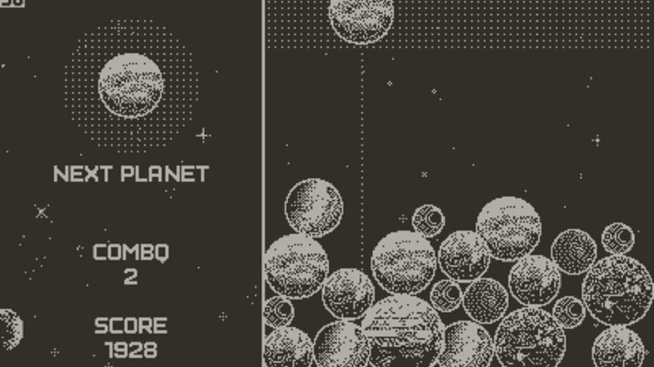 Legally Distinct, Planetary Based, Suika Game Clone — Screenshot 3