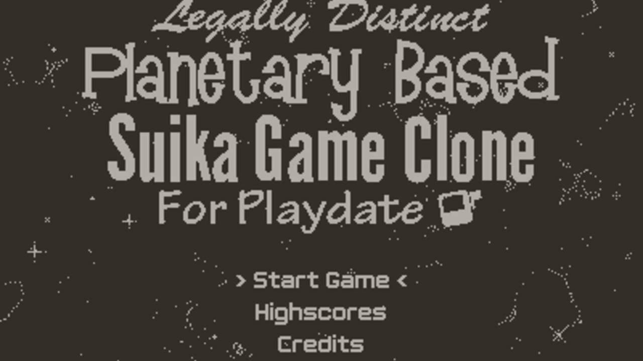 Legally Distinct, Planetary Based, Suika Game Clone — Screenshot 5