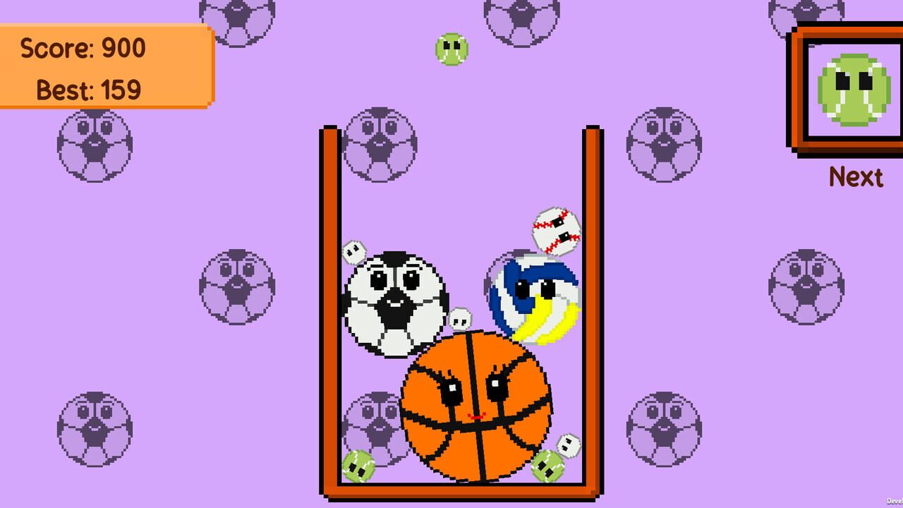 Super Pixel Merge Balls Image