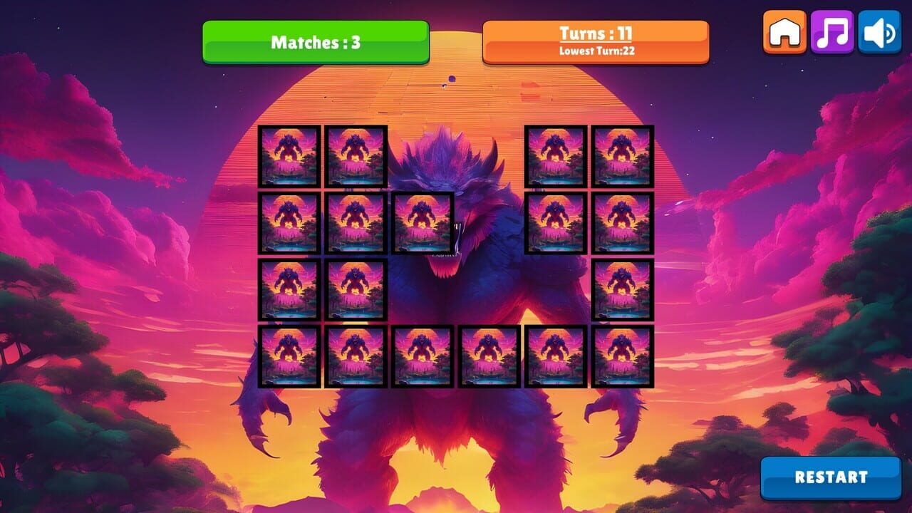 OG Memory: Synthwave Monsters — Screenshot 4