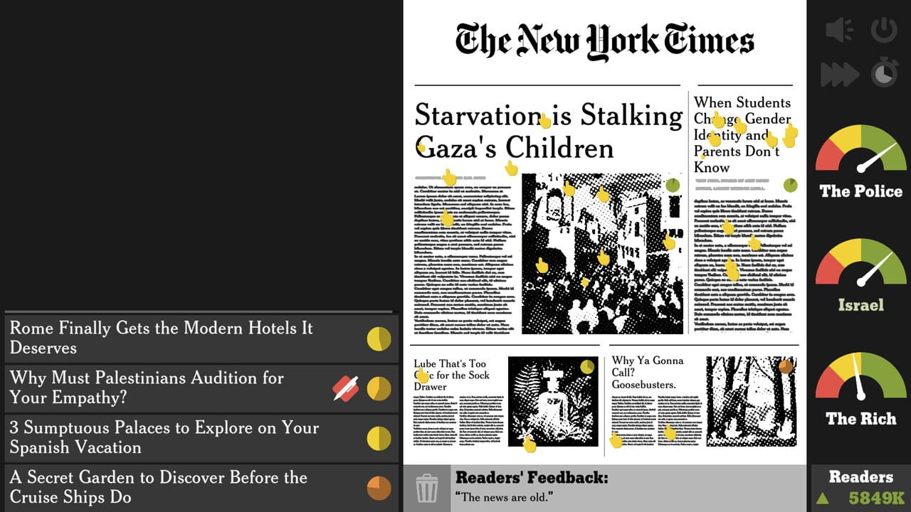 The New York Times Simulator — Screenshot 3