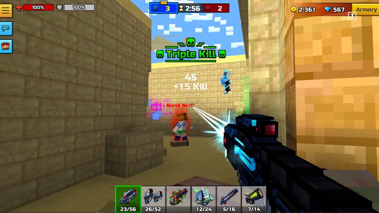 Pixel Gun 3D: Frost Dive Set — Screenshot 2
