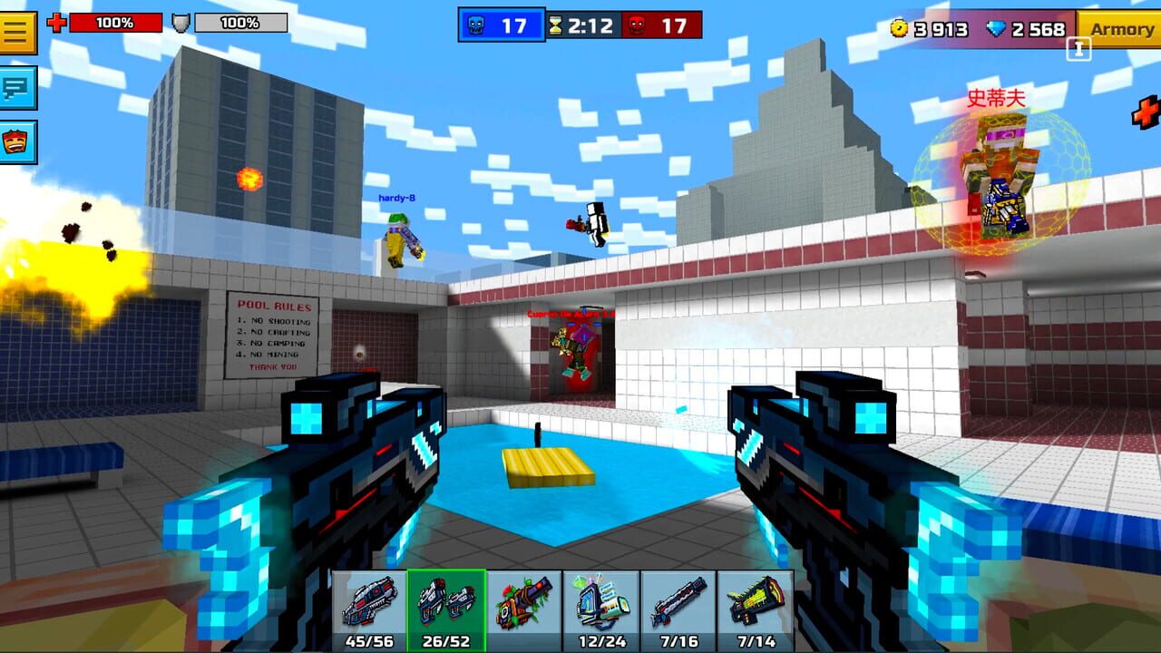 Pixel Gun 3D: Frost Dive Set — Screenshot 5