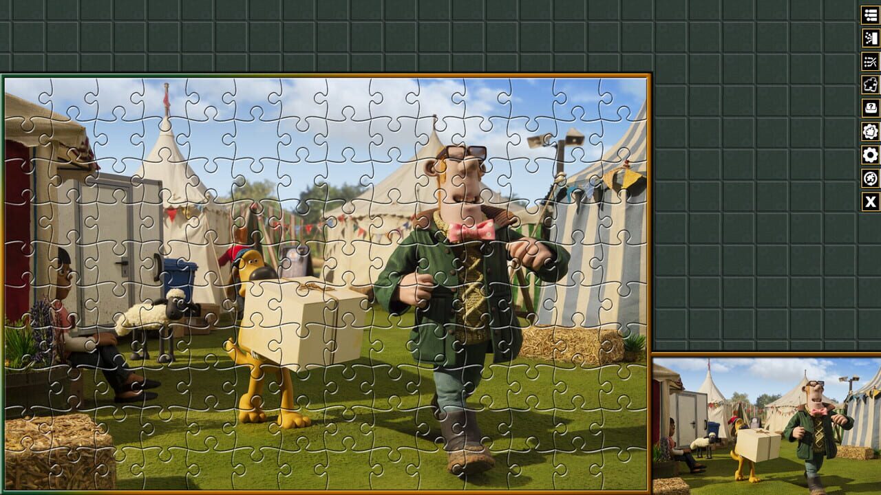 Pixel Puzzles Aardman Jigsaws: The Farmers Llamas — Screenshot 3