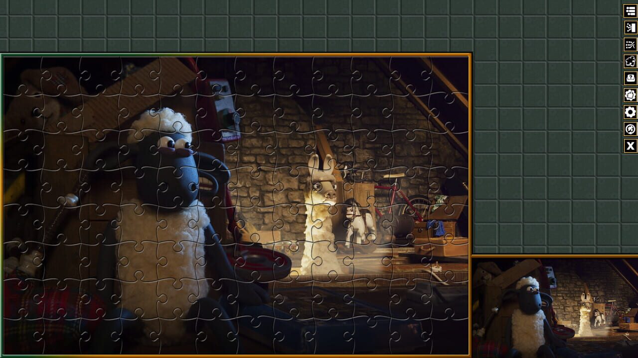 Pixel Puzzles Aardman Jigsaws: The Farmers Llamas — Screenshot 4
