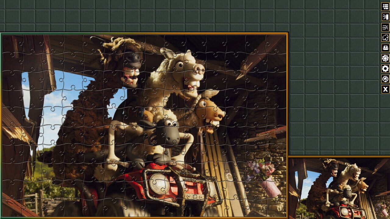 Pixel Puzzles Aardman Jigsaws: The Farmers Llamas — Screenshot 5