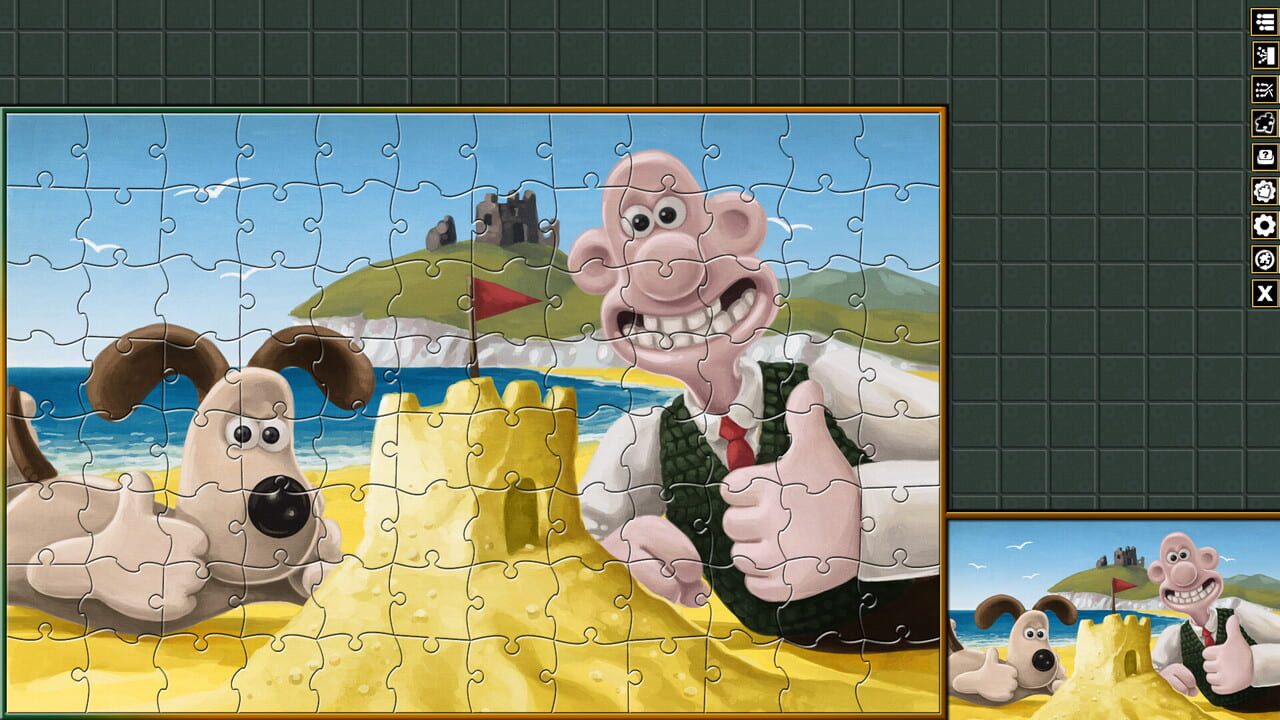 Pixel Puzzles Aardman Jigsaws: Wallace & Gromit - Vacation — Screenshot 3