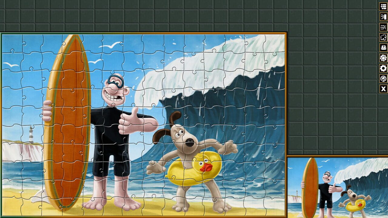 Pixel Puzzles Aardman Jigsaws: Wallace & Gromit - Vacation — Screenshot 5