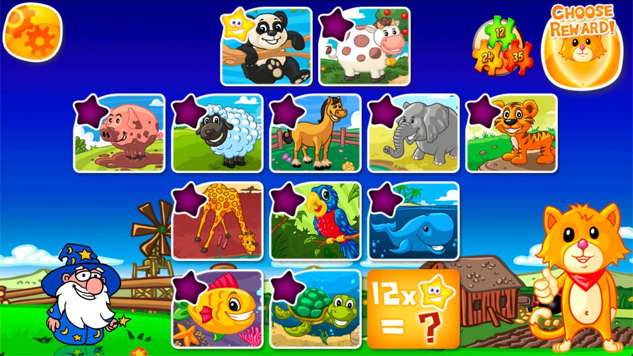 Animal Farm Jigsaw Games for Toddlers, Babys and Kids Image