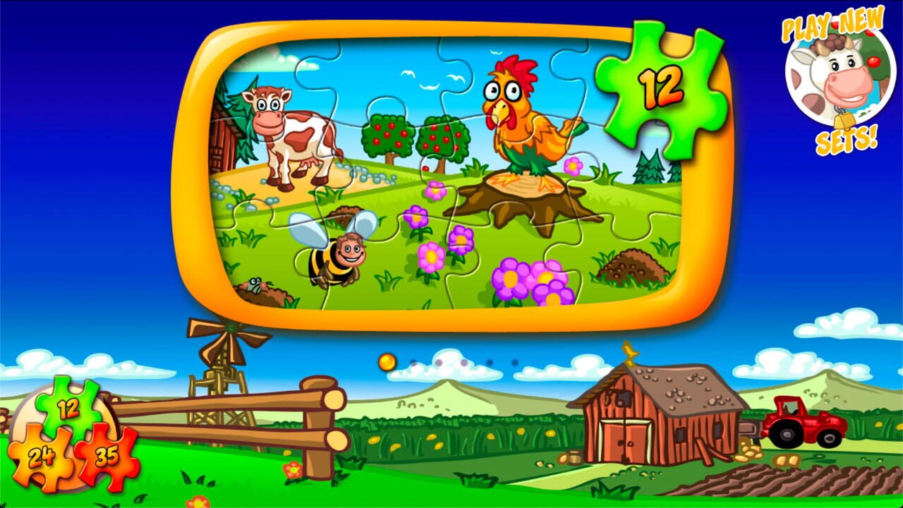 Animal Farm Jigsaw Games for Toddlers, Babys and Kids Image