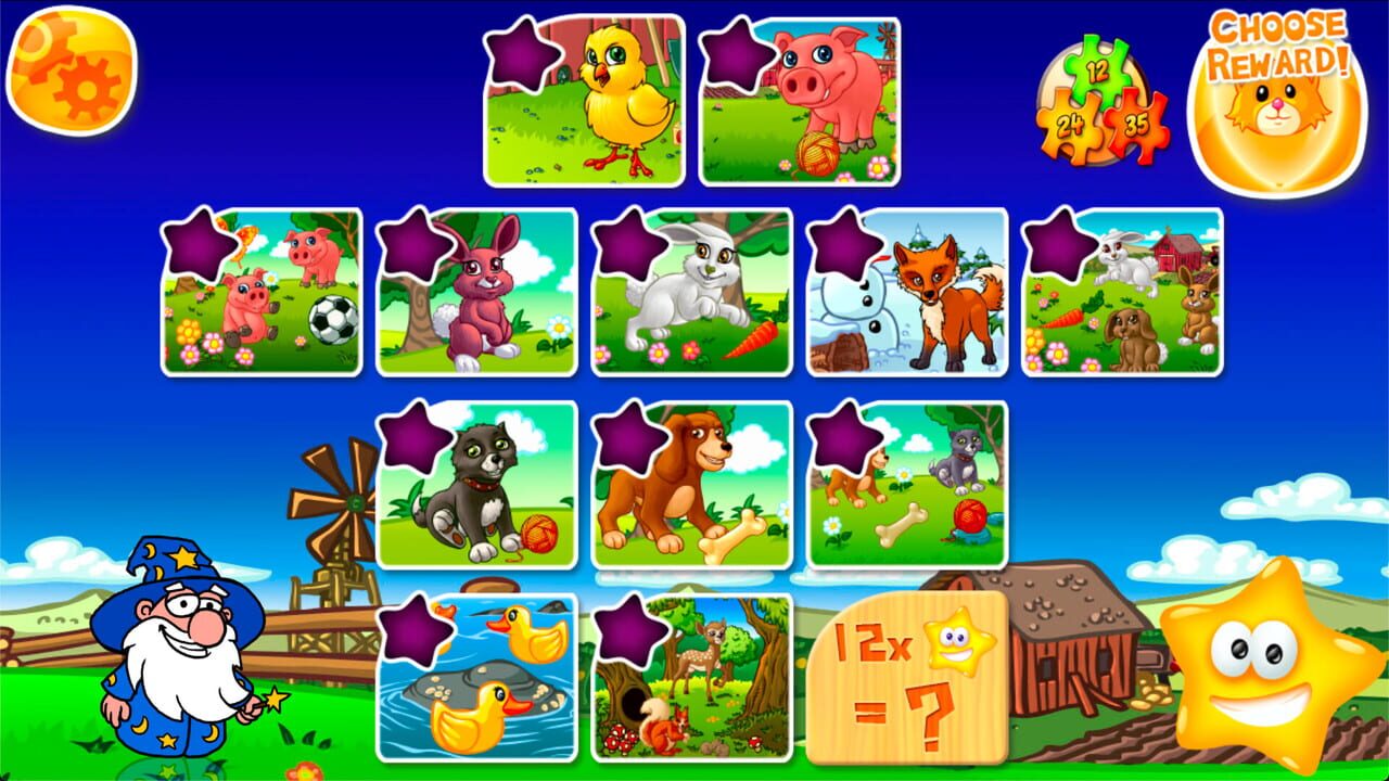 Animal Farm Jigsaw Games for Toddlers, Babys and Kids Image