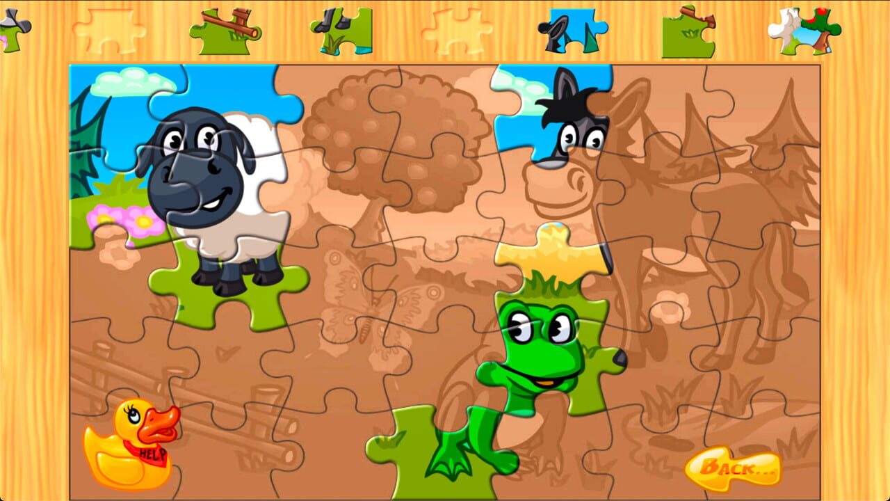 Animal Farm Jigsaw Games for Toddlers, Babys and Kids Image