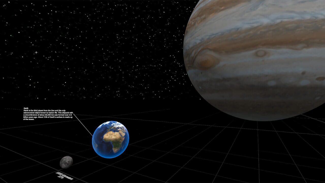 Universe Size Comparison VR Image