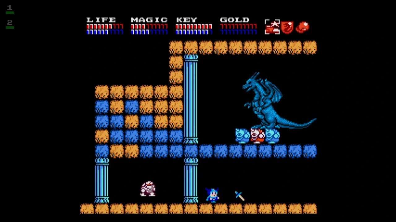 Eggconsole Dragon Slayer IV Draslefamily MSX2 screenshot 1