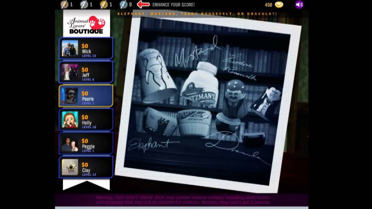 You Don't Know Jack: The In-Your-Face (Book) Trivia Game — Screenshot 2