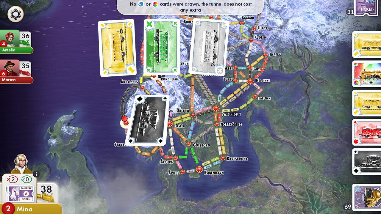 Ticket to Ride: Nordic Expansion Image