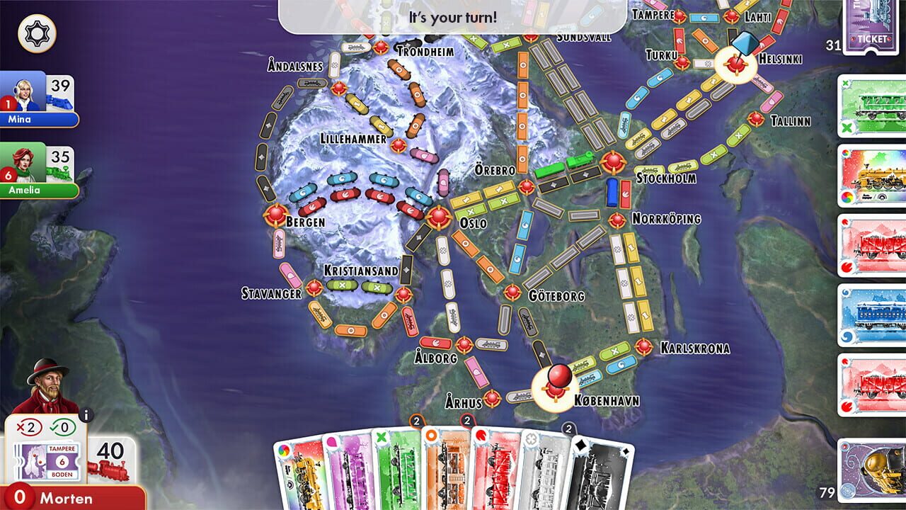 Ticket to Ride: Nordic Expansion Image