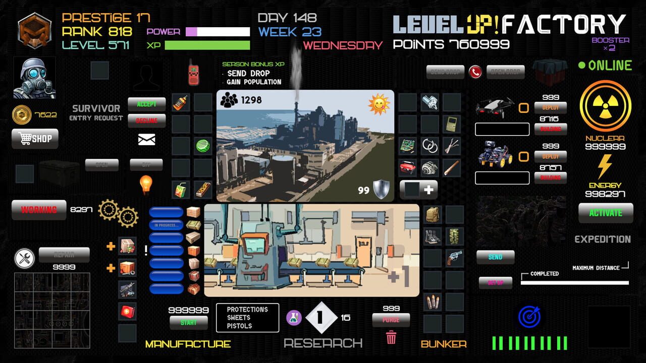 Level Up! Factory — Screenshot 2